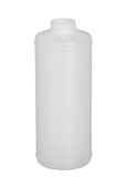 Basco BOT6998 32 oz HDPE Plastic Cylinder Bottle, 38-400, Natural