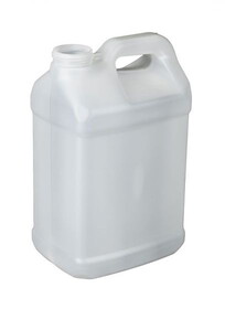 Basco BOT7011 2 &#189; Gallon HDPE Plastic F-Style Bottle - Natural