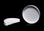 Basco BOT7247 White Polypropylene Plastic Ribbed Screw Caps, F-217 Liner, 89-400, Price/each