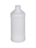 BASCO 16 oz Cylinder Plastic Bottle - Natural