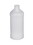 BASCO 16 oz Cylinder Plastic Bottle - Natural, Price/each