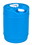 BASCO 5 Gallon Round Plastic Pail, Closed Head, Flexspout&#174; Opening - Blue, Price/each