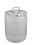 BASCO 5 Gallon Round Plastic Pail, Closed Head, Flexspout &#174; Opening - White, Price/each