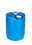 BASCO 5 Gallon Round Plastic Pail, Closed Head, 70 mm - Blue, Price/each
