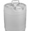BASCO 5 Gallon Round Plastic Pail, Closed Head, 70 mm - Natural, Price/each