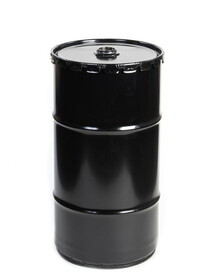 Basco CAN7099 16 Gallon Steel Drum, Lug Cover, Fitting, Non-UN Rated - Blk/Blk/Gry