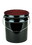 Basco CAN7253 5 Gallon Open Head Steel Pail - Red Phenolic Lining, Price/each