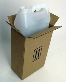 BASCO Shipper Carton for One - 1 Gallon F-Style Plastic Bottle