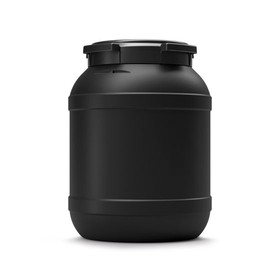 Curtec 26 Liter/6.9 Gallon CurTec UV Safe Plastic Drums - Black, UN Rated