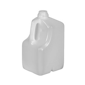 Basco DB-128NSS38RAT 1 Gallon Spacesaver Milk Jug - Dairy Jug with 38-400 Ratchet Neck