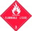 BASCO Flammable Liquids - Class 3 Hazardous D.O.T. Labels, Price/roll