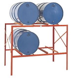 BASCO Permanent Storage Rack 4 Drums Horizontal Storage