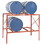 BASCO Permanent Storage Rack 4 Drums Horizontal Storage, Price/each