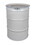 Basco DRU7111-WH Reconditioned 55 Gallon Steel Drum, Open Head, Unlined, Fittings, Bolt Ring, White, Price/each