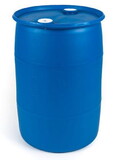 Basco DRU7142 55 Gallon Reconditioned HDPE Plastic Drum, Closed Head, 2 Inch Fittings