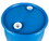 Basco DRU7146 30 Gallon Closed Head Plastic Drum, UN Rated - Blue, Price/each
