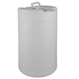 Basco DRU7166 15 Gallon Plastic Drum, Closed Head - Natural, UN Rated