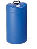 Basco DRU7167 UN Rated 15 Gallon Plastic Drum - Closed Head, Blue