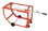BASCO High Capacity Drum Cradle - Polyolefin Casters - 5 Inch Polyolefin Wheels, Price/each