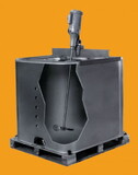 Basco DT3.2 Bulk Container Mixer - Standard With Clamp Mount - 3/4 HP Air Motor
