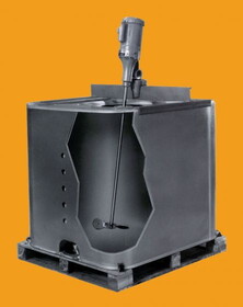 Basco DT3.2 Bulk Container Mixer - Standard With Clamp Mount - 3/4 HP Air Motor