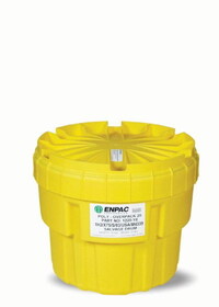 Basco ENP7192 20 Gallon Plastic Overpack Drums - Yellow, UN Rated