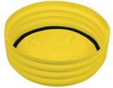 Basco ENV7169 Eagle 95 Gallon Overpack Plastic Drum Barrel Lid - Yellow
