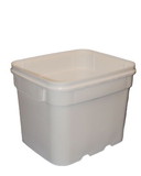 BASCO 8 Gallon EZ Stor® Plastic Container, Molded On Hand Grips