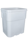 BASCO 13 Gallon EZ Stor® Plastic Container with Molded On Hand Grips