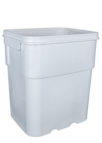 BASCO 13 Gallon EZ Stor&#174; Plastic Container with Molded On Hand Grips