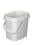 BASCO 1 Gallon Tall Rectangular EZ Stor® Plastic Container with Handle