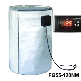 BASCO Full Coverage Insulated Poly &amp; Fiberglass Drum Heater - 120V