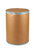 Basco FIB7235 50 Gallon Fiber Drum, Lok-Rim®, Non-UN Rated, Fiber Cover