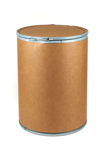 Basco FIB7235 50 Gallon Fiber Drum, Lok-Rim&#174;, Non-UN Rated, Fiber Cover