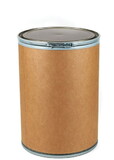 Basco FIB7241 30 Gallon Lok-Rim ® Fiber Drum, Open Head, UN Rated, Metal Cover