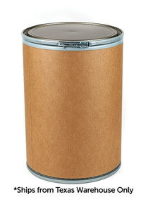 BASCO 30 Gallon Fiber Drum, Lok-Rim &#174;, UN Rated, Steel Cover