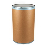 BASCO 55 Gallon Fiber Drum, Open Head, UN Rated, Metal Cover, Liner