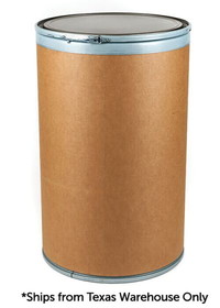 BASCO 55 Gallon Fiber Drum, Lok-Rim &#174;, UN Rated, Steel Cover