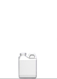 Basco FS04W 4 oz F-Style White HDPE Bottle