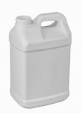 BASCO 2.5 Gallon F-Style White HDPE Bottle