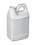 BASCO 1/2 Gallon F-Style White HDPE Bottle, Price/each