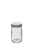 BASCO 4 oz Wide Mouth Glass Jar with Lid