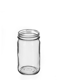 BASCO 8 Oz Wide Mouth Glass Jars