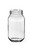 BASCO 16 oz Wide Mouth Flint Glass Jars, Price/each