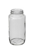 BASCO 32 oz Wide Mouth Glass Jar - 70-400 mm