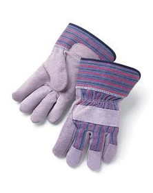 BASCO Leather Palm Work Gloves