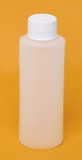 BASCO 8 oz Natural Cylinder Plastic Bottle with Cap