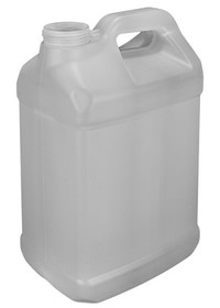 BASCO 2.5 Gallon F-Style Natural HDPE Bottle with Cap
