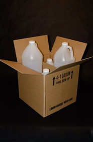 BASCO 1 Gallon Polyethylene Bottles With Shipping Box