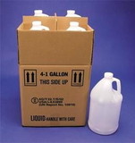 BASCO 1 Gallon Polyethylene Bottles With Shipping Box - UN Rated 4G Packaging